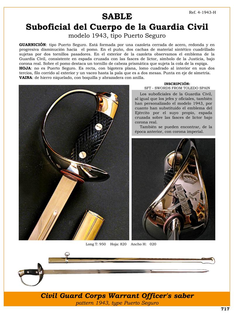 sable suboficial del cuerpo de la guardia civil modelo 1943 tipo puerto seguro jpg 1752159576 1752159701 - Civil Guard Saber 1943: Perfect Safe Port Style