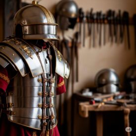 lorica segmentata the iconic armor of the roman legion revealed 275x275 - Roman Helmets: A Journey Through the Evolution of Protection and Power