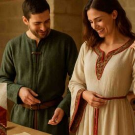 medieval tunics history fabrics and how to choose the best for men and women 275x275 - Roman Manicata Tunic: History, design and practical guide for recreation