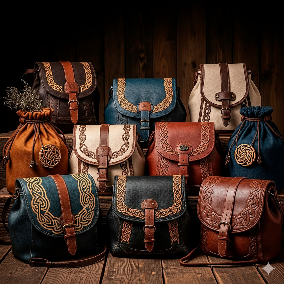 celtic viking and medieval bags history symbols and manufacturing techniques - Celtic, Viking, and Medieval Bags: History, Symbols, and Manufacturing Techniques