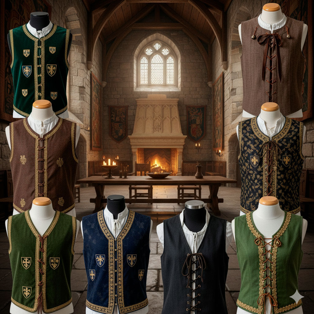 medieval vests history styles and how to choose the perfect vest - Medieval Vests: History, Styles and How to Choose the Perfect Vest
