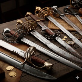 pirate swords history types use and how to choose an authentic replica 275x275 - Carp Tongue Swords: Design and Hardness in the Bronze Age