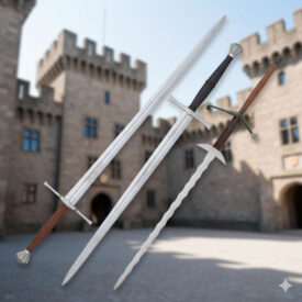 Medieval Maces: History, Types, and the Science of the Blow that Conquered Armor differences between montante espadon and mandoble historical tactical and etymological guide 275x275 - Medieval Maces: History, Types, and the Science of the Blow that Conquered Armor