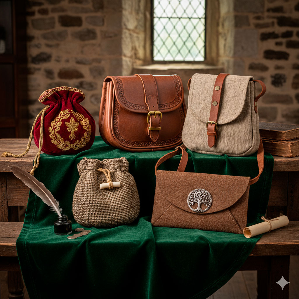 five essential medieval bags for every reenactor history and style - Five Essential Medieval Bags for Every Reenactor: History and Style