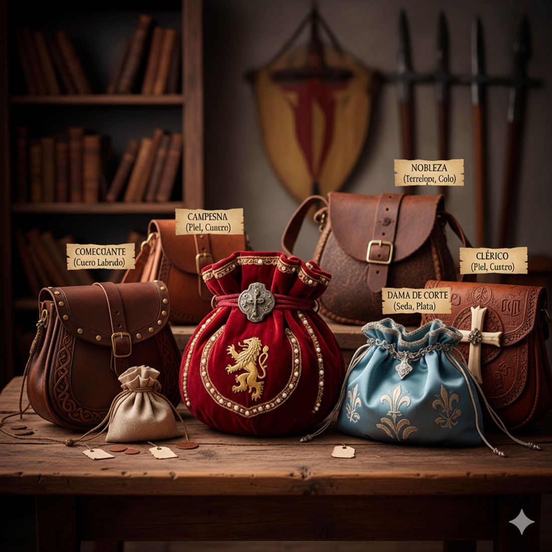 how to choose your medieval bag guide by materials and social status - How to choose your medieval bag: Guide by materials and social status