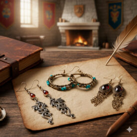 medieval earrings history materials and symbols that tell the middle ages 275x275 - Egyptian Pendants: Symbols, History, and Meaning of Millenary Amulets