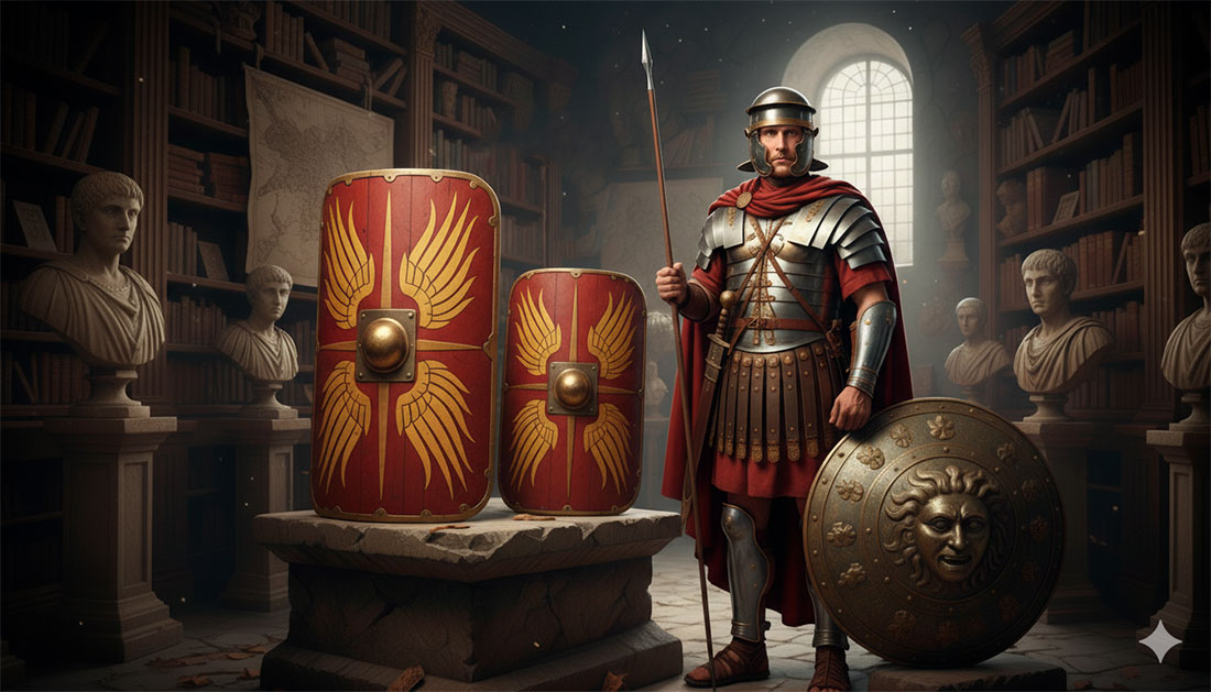 types of roman shields and which one a legionary used - Types of Roman Shields and Which One a Legionary Used