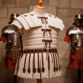 Gladius Sword: The Short Blade That Forged the Roman Legions roman subarmalis what is its function under the lorica segmentata 275x275 - Gladius Sword: The Short Blade That Forged the Roman Legions