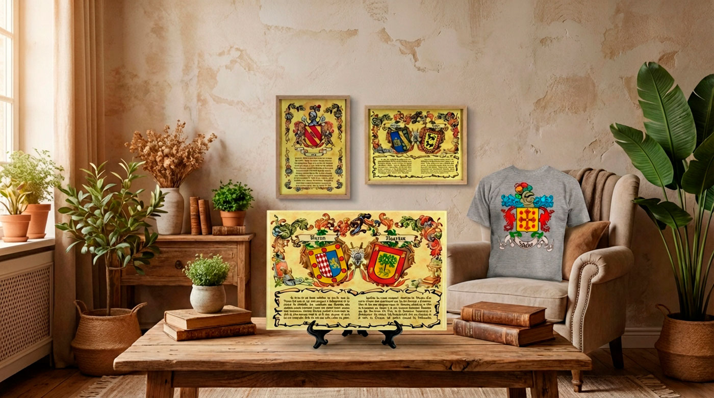 ideas for decorating your home with unique personalized coats of arms - Ideas for decorating your home with unique personalized coats of arms