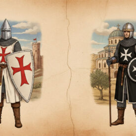 key differences between the knights templar and the hospitallers 275x275 - Templar Swords: Between the Myth and the Reality of the Knights of the Red Cross
