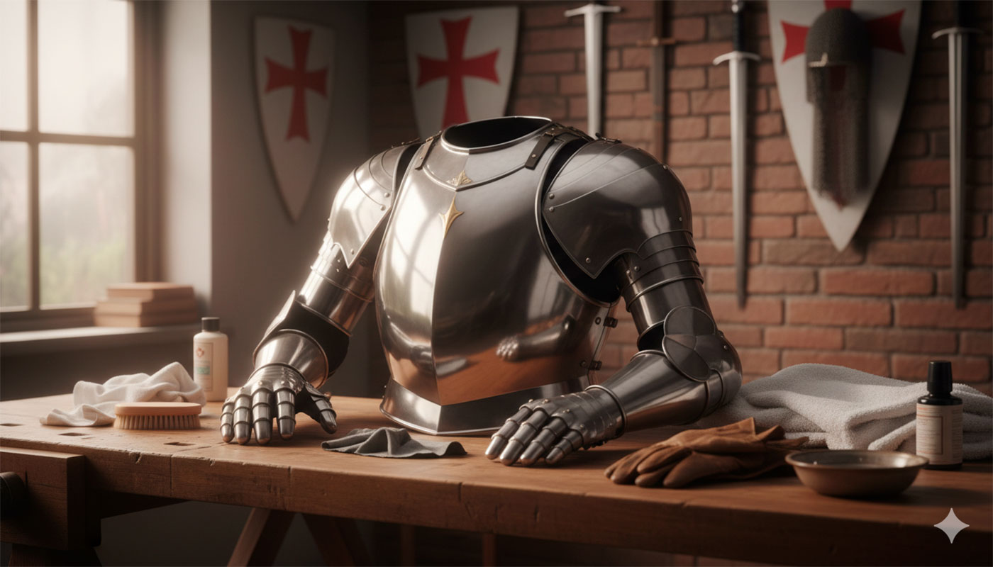 limpiar replica armadura templaria - How to Clean and Maintain Your Templar Armor Replica at Home