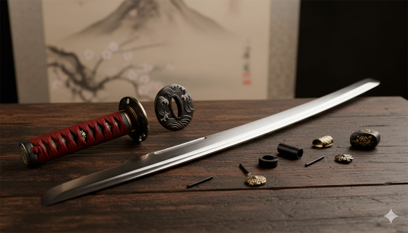 parts of the katana complete guide to understanding each element of the samurai sword - Katana parts: a complete guide to understanding every element of the samurai sword