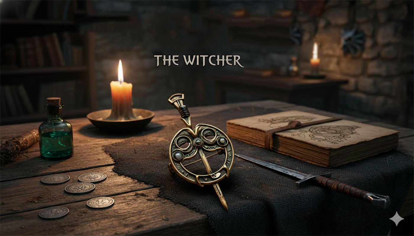 renfris brooch and the netflix steel sword design - Renfri's Brooch and the Netflix Steel Sword Design