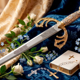 what does giving a sword for first communion mean today 275x275 - Tizona and Colada: the Cid Campeador's swords between history, forging, and legend