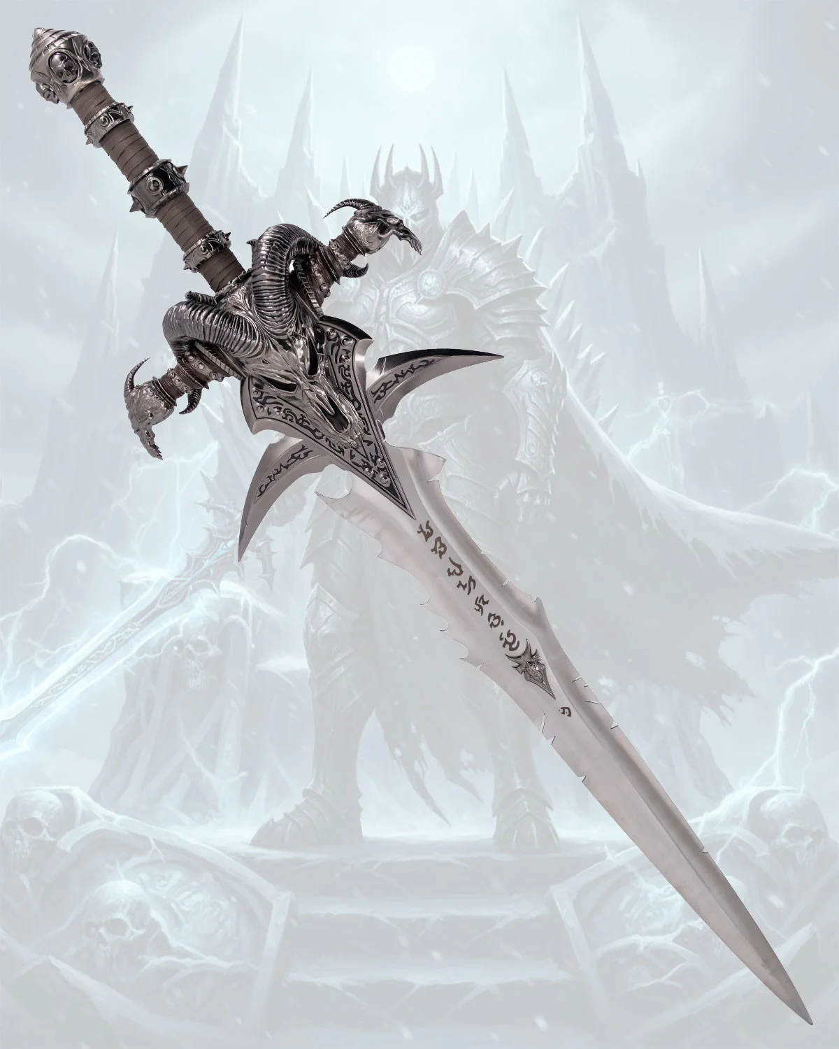 arthas lich king frostmourne sword unofficial warcraft replica 1776250464590 - World of Warcraft: Midnight Swords &ndash; Medieval Inspiration