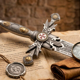 meaning of the inscriptions on templar swords from toledo 275x275 - How to Clean and Maintain Your Templar Armor Replica at Home