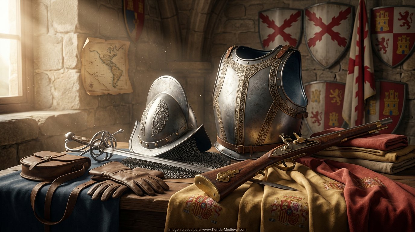 armas e indumentaria de los conquistadores espanoles imagen 1 1780564587759 - Weapons and Attire of the Spanish Conquistadors